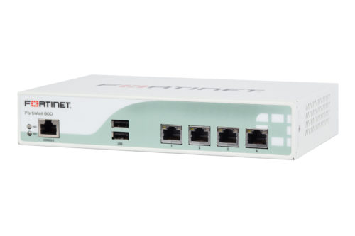 Fortinet FortiMail 60D Network Security/Firewall Appliance4 Port10/100/1000Base-TGigabit Ethernet4 x RJ-45Desktop FML-60D