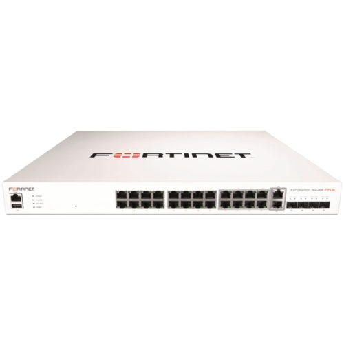 Fortinet Ethernet Switch26 Ports3 Layer SupportedModular442 W Power ConsumptionOptical Fiber, Twisted PairRack-mountable FS-M426E-FPOE