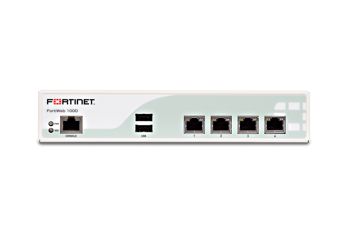 Fortinet FortiWeb 1000D Network Security/Firewall Appliance6 Port1000Base-T, 1000Base-XGigabit EthernetRSA6 x RJ-452 Total Ex… FWB-100D