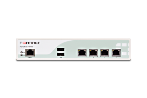Fortinet FortiWeb 1000D Network Security/Firewall Appliance6 Port1000Base-T, 1000Base-XGigabit EthernetRSA6 x RJ-452 Total Ex… FWB-100D