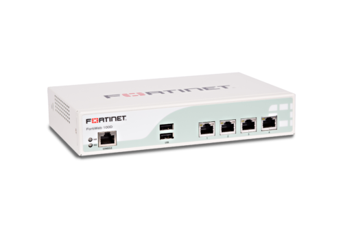 Fortinet FortiWeb 1000D Network Security/Firewall Appliance6 Port1000Base-T, 1000Base-XGigabit EthernetRSA6 x RJ-452 Total Ex… FWB-100D