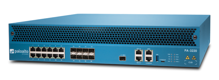 Palo Alto PA-3250 Next-Gen firewall