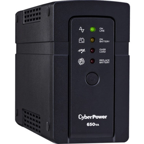 Cyber Power RT650 Standby UPS Systems650VA/400W, 120 VAC, NEMA 5-15P, Mini-Tower, 6 Outlets, Panel® Personal, $175000 CEG,  Warranty RT650