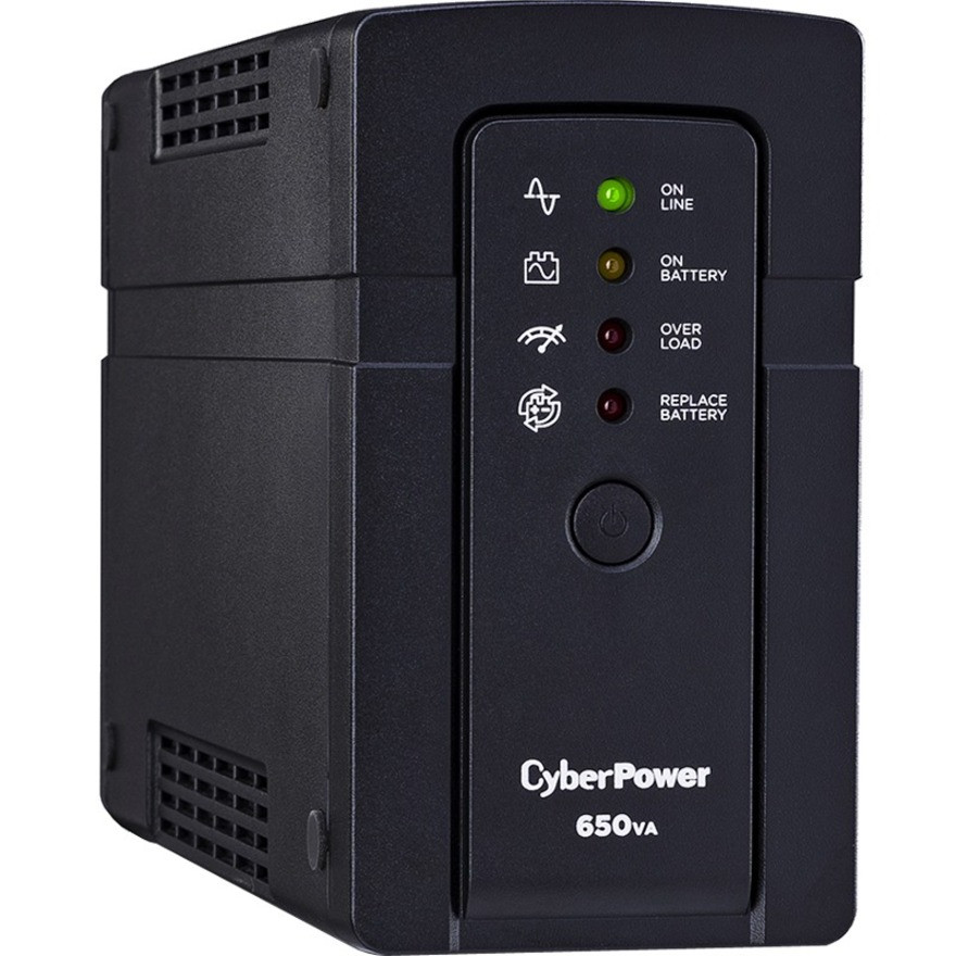 Cyber Power RT650 Standby UPS Systems650VA/400W, 120 VAC, NEMA 5-15P, Mini-Tower, 6 Outlets, Panel® Personal, $175000 CEG,  Warranty RT650