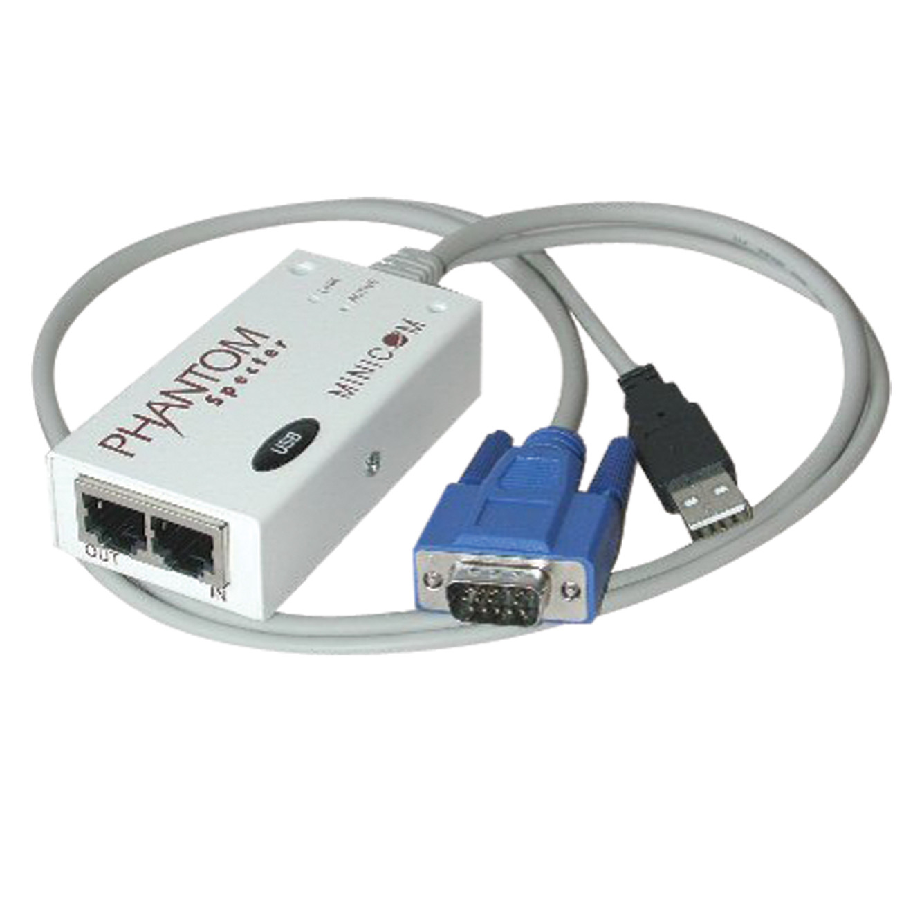 Tripp Lite Minicom USB Remote Unit for Phantom Specter II KVM Switch TAA GSA63 x 1, 11 x Type A USB, 1 x HD-15 Video” 0SU51011