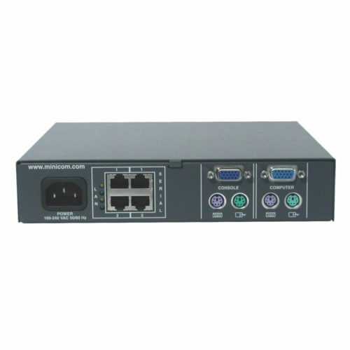 Tripp Lite Minicom Smart IP AccessExtend KVM Control Over IP1 Computer11 x mini-DIN (PS/2) Keyboard, 1 x mini-DIN (PS/2) Mouse,… 0SU51068