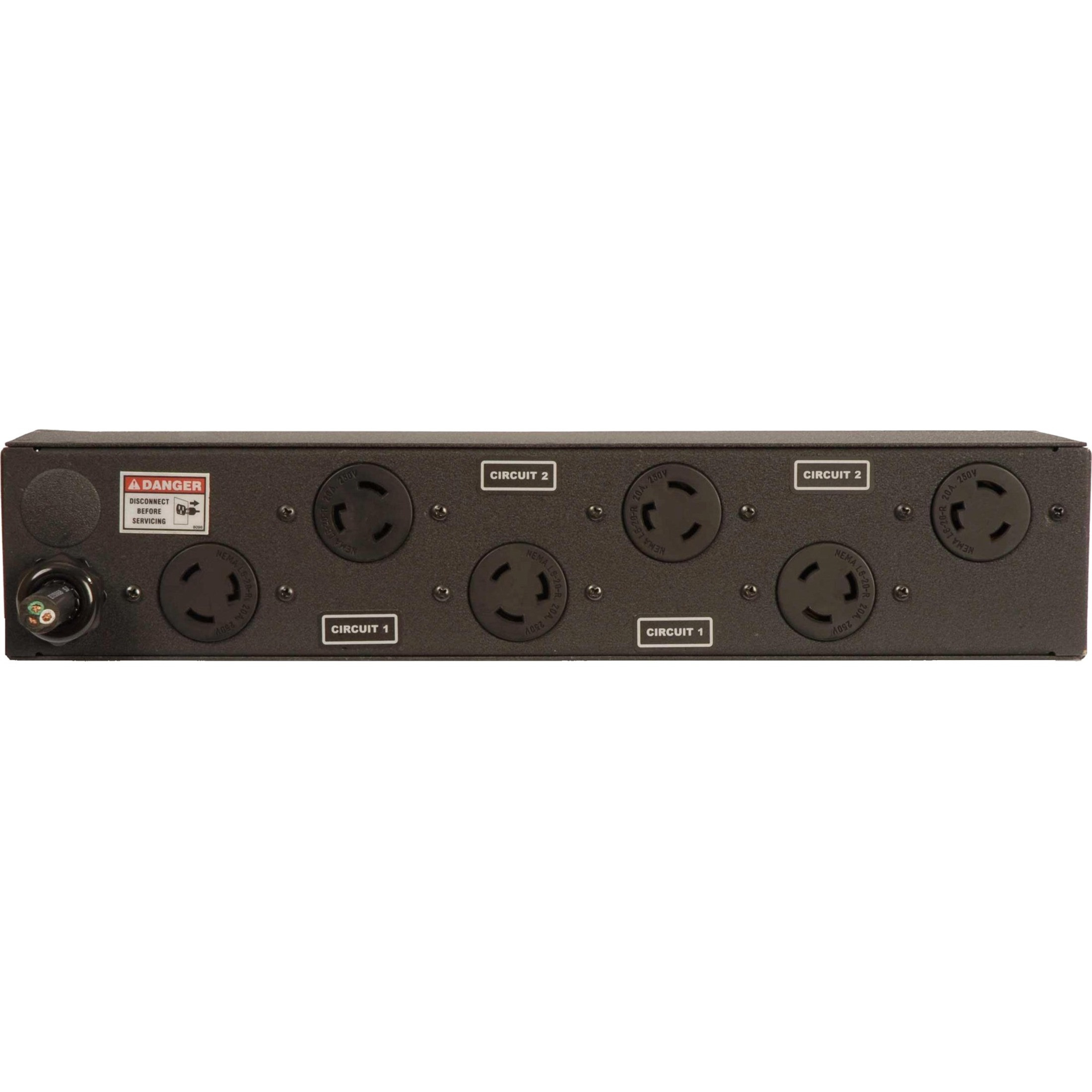 Vertiv Geist rPDU 2XPR060-103L20TL6 6-Outlets PDUBasicNEMA L6-30P6 x NEMA L6-20R230 V AC2UHorizontalRack-mountable, Cabinet-mounta… 11112VH