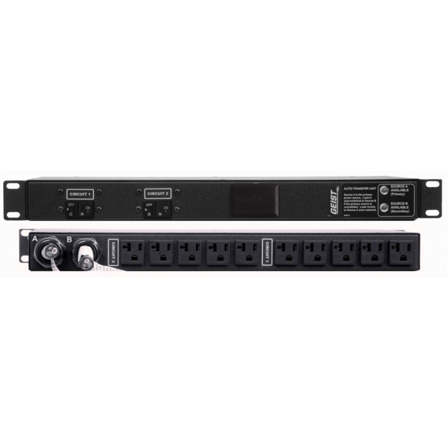 Vertiv Geist ATRC100-103R20TL5 Automatic Transfer Switch10 x NEMA 5-20R2800 VA120 V AC 14283