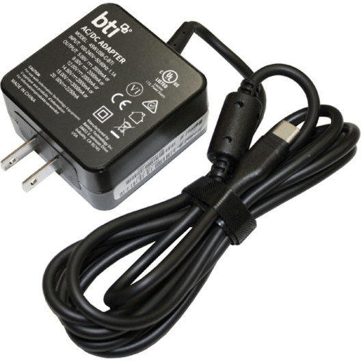 Battery Technology BTI AC Adapter45 W5 V/3 A, 9 V, 12 V, 14.50 V, 15 V, 20 V Output 492-BBWZ-BTI