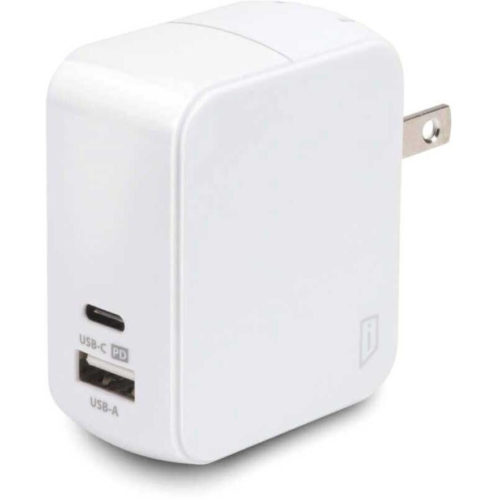 Targus iStore Multi-Port Power Cube 30W USB-C And USB-A Charger30 W3 A OutputWhite APA759CAI