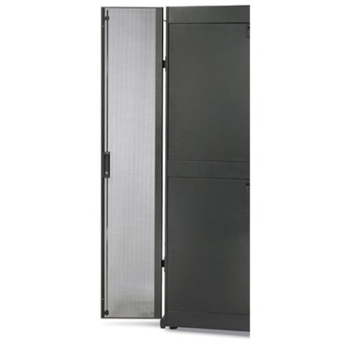 APC by Schneider Electric NetShelter SX 42U 600mm Wide Perforated Split Doors WhiteWhite42U Rack Height75.4″ Height23.6″ Width1″… AR7100W