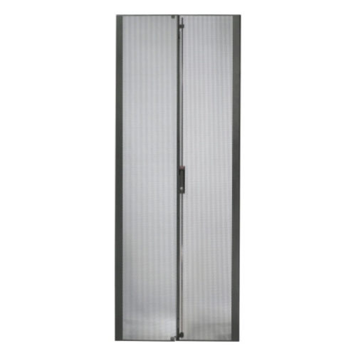 APC by Schneider Electric Perforated Split Door PanelBlack1 Pack80.5″ Height23.6″ Width1″ Depth AR7105