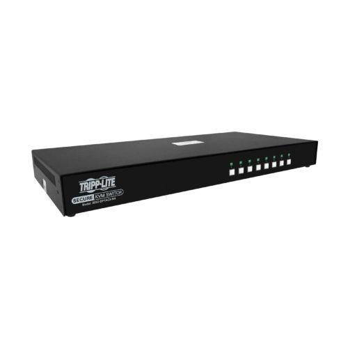 Tripp Lite Secure KVM Switch, 8-Port, Single Head, DisplayPort to DisplayPort, 4K, NIAP PP4.0, Audio, CAC, TAA8 Computer1 Local… B002-DP1AC8-N4