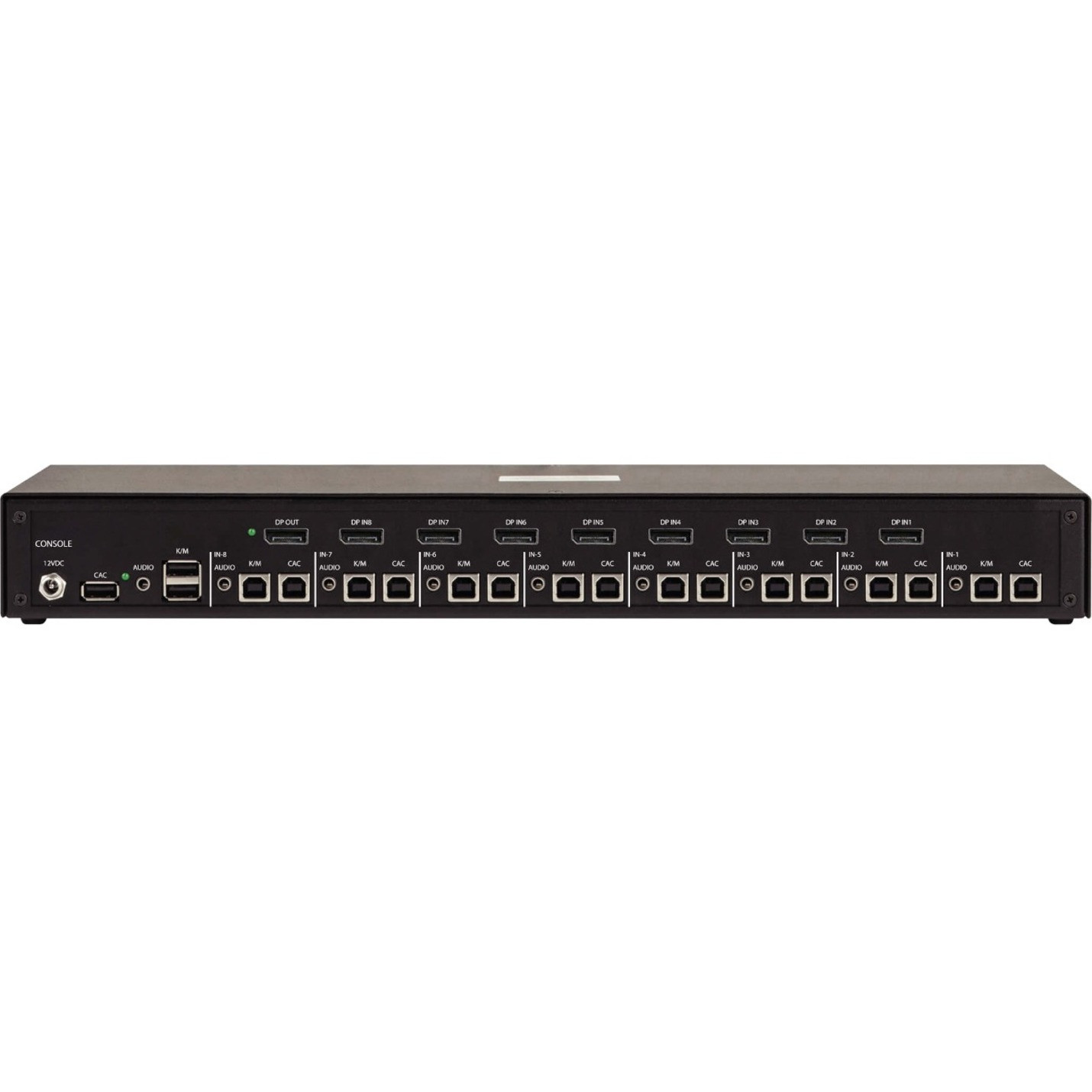 Tripp Lite Secure KVM Switch, 8-Port, Single Head, DisplayPort to DisplayPort, 4K, NIAP PP4.0, Audio, CAC, TAA8 Computer1 Local… B002-DP1AC8-N4