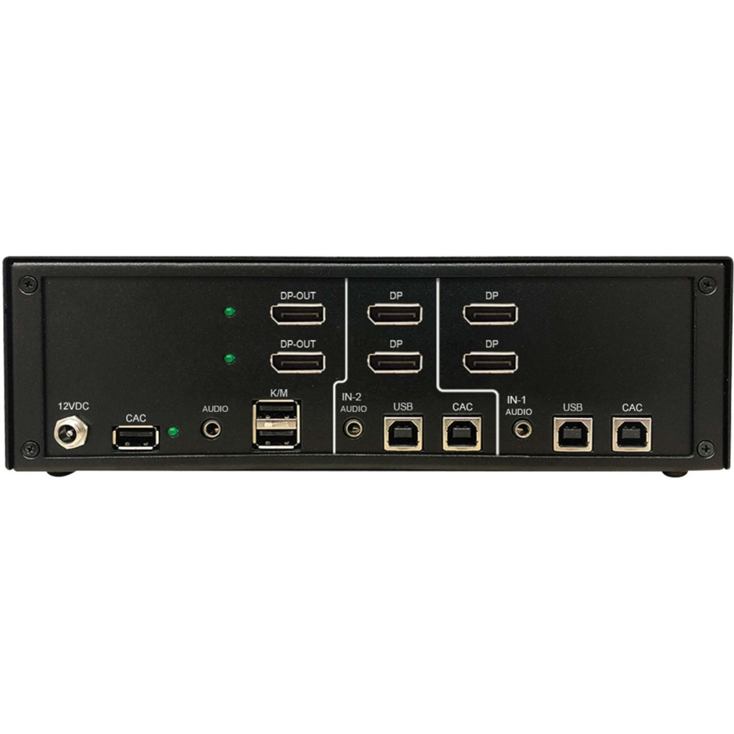 Tripp Lite Secure KVM Switch, 2-Port, Dual Head, DisplayPort to DisplayPort, 4K, NIAP PP4.0, Audio, CAC, TAA2 Computer1 Local Us… B002-DP2AC2-N4