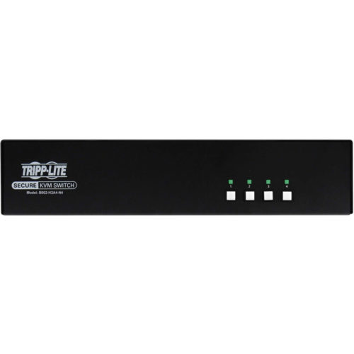 Tripp Lite Secure KVM Switch, 4-Port, Dual Head, HDMI to HDMI, 4K, NIAP PP4.0, Audio, TAA4 Computer1 Local User3840 x 2160 -… B002-H2A4-N4