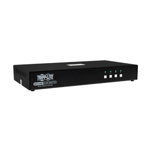 Tripp Lite Secure KVM Switch, 4-Port, Single Head, DP to HDMI (x4), 4K, NIAP PP4.0, Audio, CAC, TAA4 Computer1 Local User3… B002-HD1AC4-N4