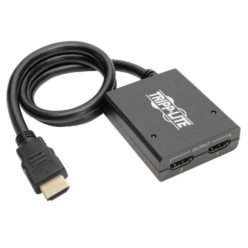 Tripp Lite 2-Port HDMI SplitterUHD 4K, International AC Adapter3840 × 21602 x HDMI OutGold Plated B118-002-UHDINT