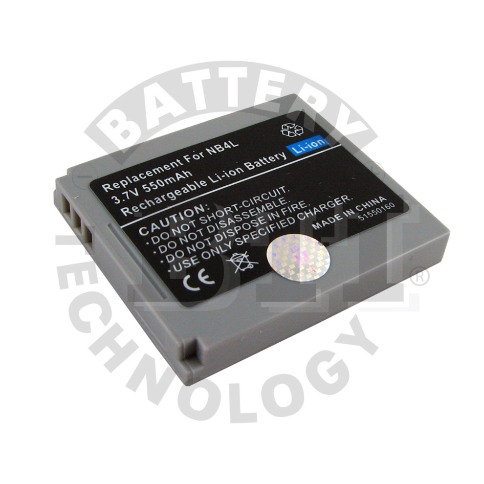 Battery Technology BTI Lithium Ion Digital Camera Lithium Ion (Li-Ion)3.7V DC BTI-CNNB4L