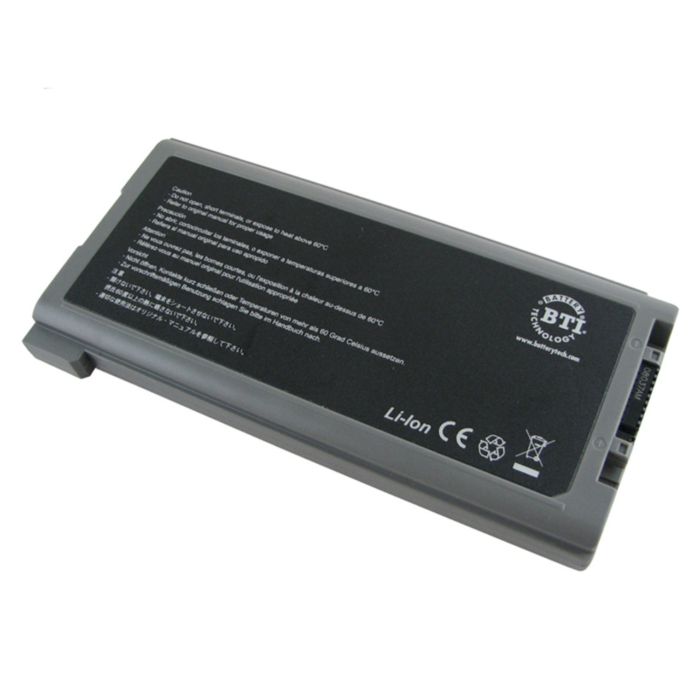 Battery Technology BTI Notebook For Notebook RechargeableProprietary  Size7800 mAh10.8 V DC CF-VZSU46U-BTI