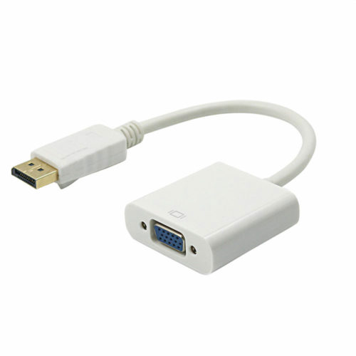Axiom DisplayPort Male to VGA Female AdapterDPMVGAF-AX1.50″ DisplayPort/VGA Video Cable for Video Device, Monitor, Projector, Notebook… DPMVGAF-AX