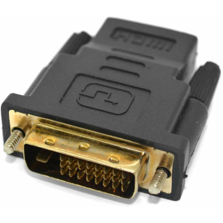 Axiom DVI-D Dual Link Male to HDMI Female AdapterDVIDDMHDMIF-AX1 x 19-pin HDMI Digital Audio/Video Female1 x 24-pin DVI-D (Dual-… DVIDDMHDMIF-AX