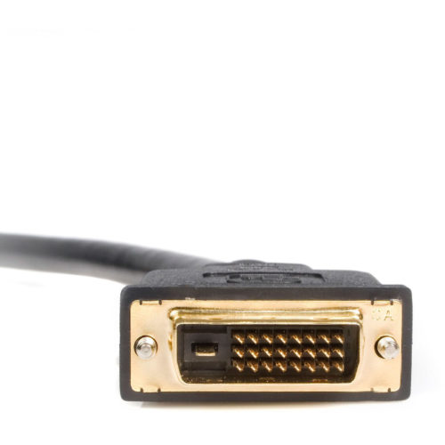 Startech .com 1 ft DVI-D to DVI-D & HDMI Splitter CableM/F1ftBlack DVISPL1DH