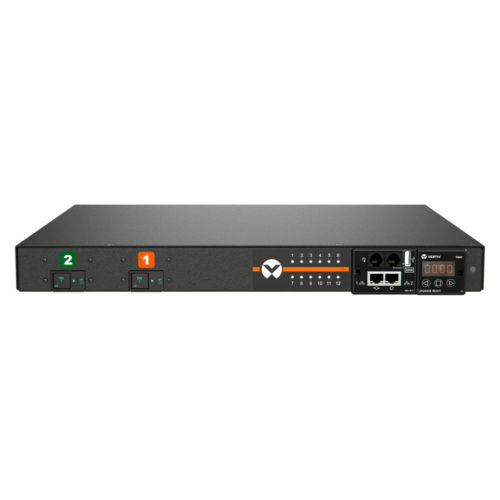 Vertiv Geist rPDU MGR3E1R6-12CF13-3PS6B2H10-S 12-Outlets PDUMonitoredNetwork (RJ-45)1UHorizontalRack-mountable GR30202