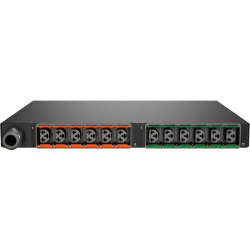 Vertiv Geist rPDU MGR3E1R6-12CF13-3PS6B2H10-S 12-Outlets PDUMonitoredNetwork (RJ-45)1UHorizontalRack-mountable GR30202