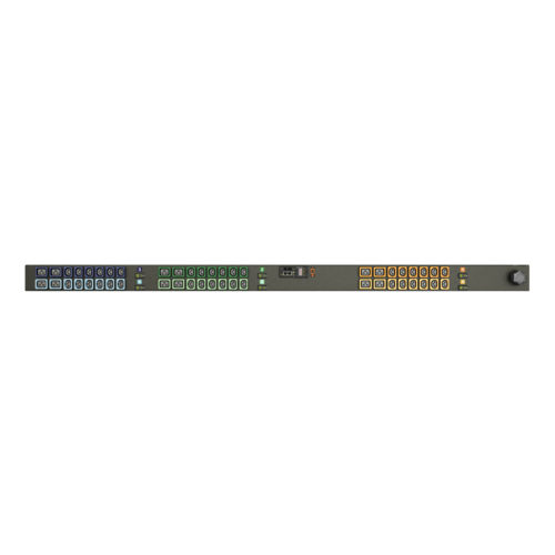 Vertiv Geist MN02E9W1-48PZB8-6PS15D0A10-S 48-Outlets PDUMonitoredIEC 60309 3P+E 60A36 x U-Lock IEC 60320 C13230 V ACNetwork (RJ-45)Ve… I20155L