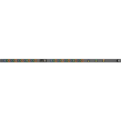 Vertiv Geist MN02E4W1-30PN68-4CS15A0A10-S-A 30-Outlets PDUMonitored3P+E CA24 x U-Lock IEC 60320 C13, 6 x U-Lock IEC 60320 C19230 V ACNet… I20298L