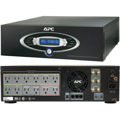 APC J Type 1000VA Tower UPS1000VA/600W6.4 Minute Full Load12 x NEMA 5-15R J10BLK