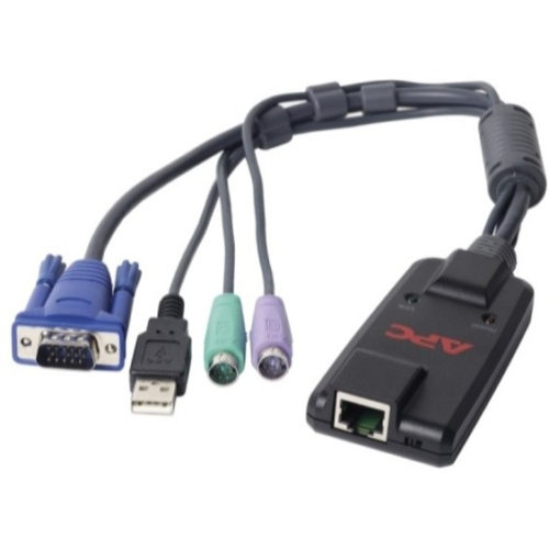 APC by Schneider Electric KVM 2G, Server Module, PS/2 with Virtual Media(PS/2)/RJ-45/USB/VGA KVM Cable for KVM SwitchFirst End: 1 x 15-p… KVM-PS2VM