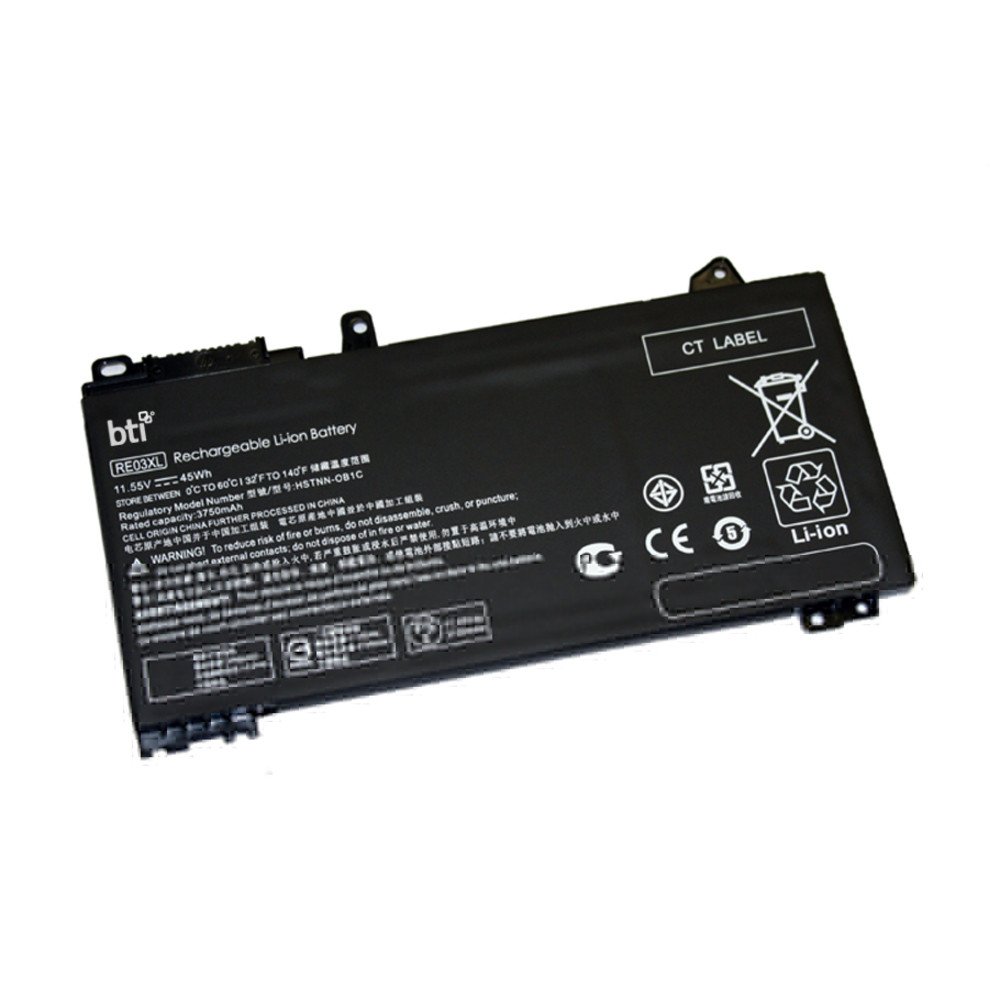 Battery Technology BTI Compatible OEM L32656-002 RE03XL RE03045XL-PL L32407-AC1 Compatible Model Z66 PRO 14 G2 Z66 PRO 13 G2 PROBOOK 430 G7 PROBOO… L32656-002-BTI
