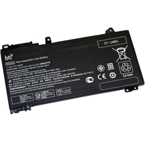 Battery Technology BTI Compatible OEM L32656-002 RE03XL RE03045XL-PL L32407-AC1 Compatible Model Z66 PRO 14 G2 Z66 PRO 13 G2 PROBOOK 430 G7 PROBOO… L32656-002-BTI