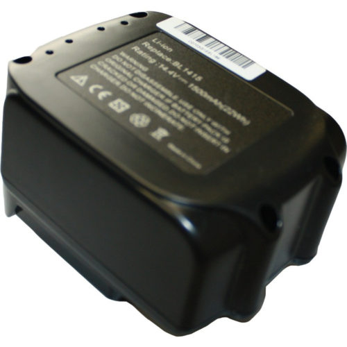 Battery Technology BTI For Power Tool Rechargeable1500 mAh14.4 V DC MAK-BL1415-1.5AH