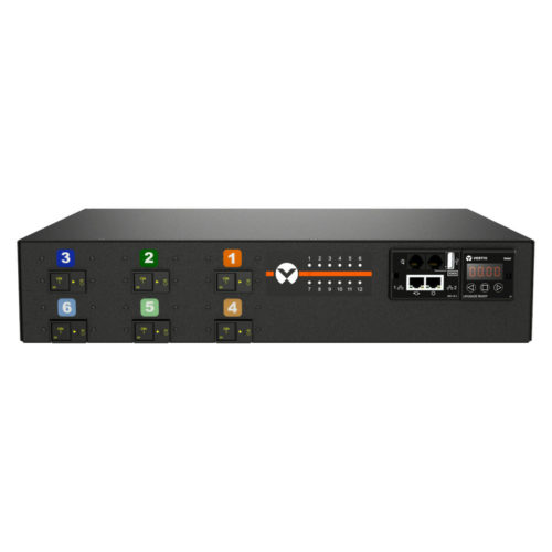 Vertiv Geist rPDU MNR3EDR6-12CF18-6PS15D0H10-S 12-Outlets PDUMonitored3P+E (IP67)12 x Combination C13/C19120 V AC, 230 V ACNetwork (RJ-4… NR30214