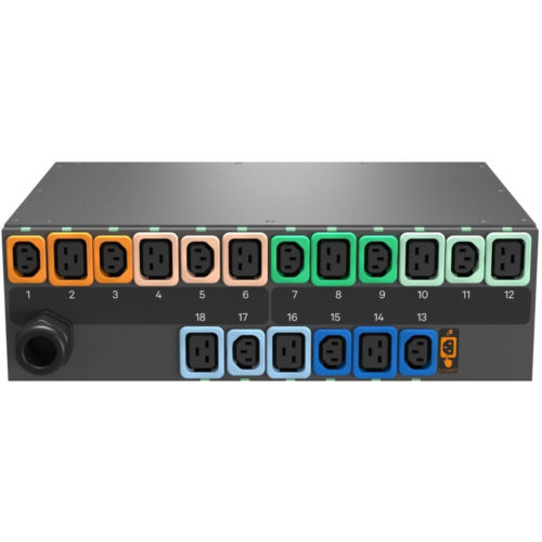 Vertiv Geist rPDU MNS3E3R1-18P993-3PS56B0H10-S 18-Outlets PDUSwitched3P+N+E (IP44)9 x U-Lock IEC 60320 C13, 9 x U-Lock IEC 60320 C19230 V… NS30077L