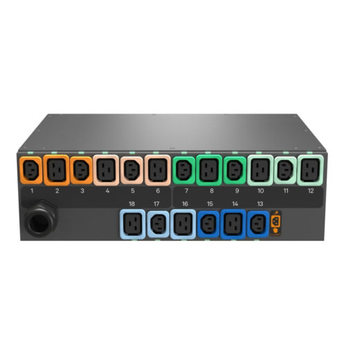 Vertiv Geist rPDU MNS3E3R1-18P993-3PS56B0H10-S 18-Outlets PDUSwitched3P+N+E (IP44)9 x U-Lock IEC 60320 C13, 9 x U-Lock IEC 60320 C19230 V… NS30077L