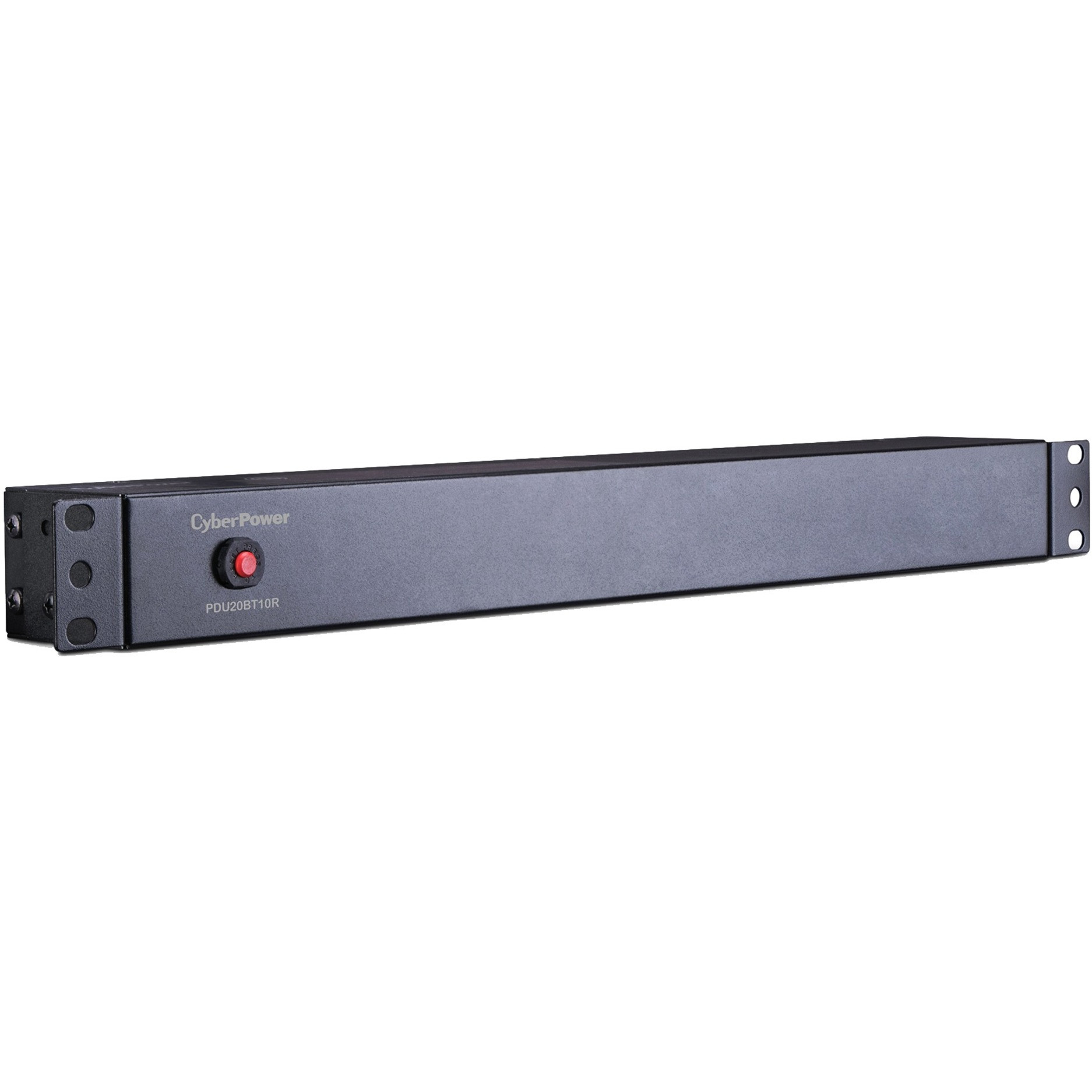 Cyber Power PDU20BT10R 100125 VAC 20A Basic PDU10 Outlets, 15 ft, NEMA L5-20P, Horizontal, 1U, Lifetime Warranty PDU20BT10R