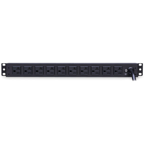 Cyber Power PDU20BT10R 100125 VAC 20A Basic PDU10 Outlets, 15 ft, NEMA L5-20P, Horizontal, 1U, Lifetime Warranty PDU20BT10R