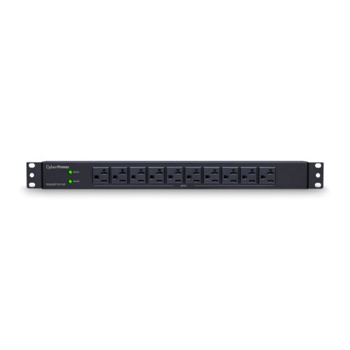 Cyber Power PDU30BT10F10R 100125 VAC 30A Basic PDU20 Outlets, 12 ft, NEMA L5-30P, Horizontal, 1U, Lifetime Warranty PDU30BT10F10R