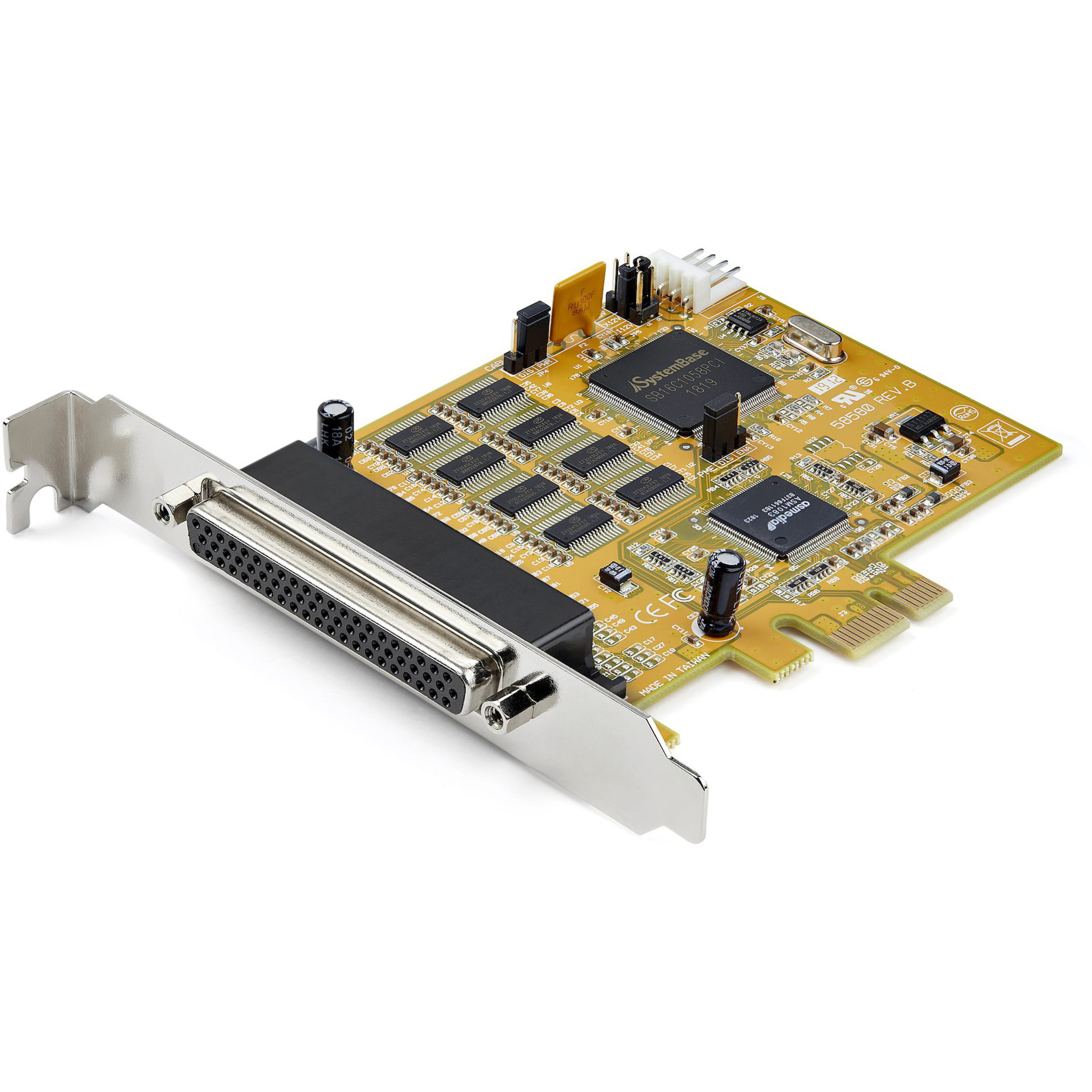 Startech .com 8-Port PCI Express RS232 Serial Adapter CardPCIe to Serial DB9 RS232 Controller Card16C1050 UART15kV ESDWin/Linux8… PEX8S1050