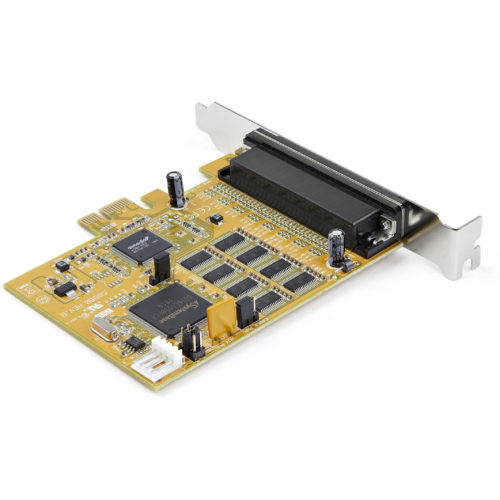 Startech .com 8-Port PCI Express RS232 Serial Adapter CardPCIe to Serial DB9 RS232 Controller Card16C1050 UART15kV ESDWin/Linux8… PEX8S1050