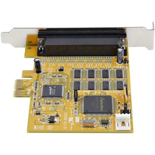 Startech .com 8-Port PCI Express RS232 Serial Adapter CardPCIe to Serial DB9 RS232 Controller Card16C1050 UART15kV ESDWin/Linux8… PEX8S1050
