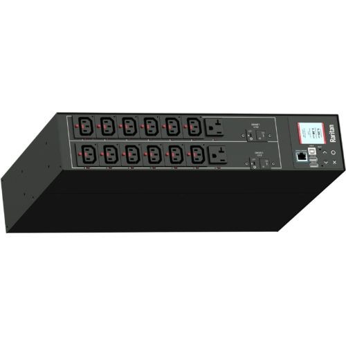 Raritan PX3-5459R-E2O1 21-Outlets PDUMonitoredNEMA L21-30P (4P5W)3 x NEMA 5-20R, 18 x IEC 60320 C13230 V ACNetwork (RJ-45)… PX3-5459R-E2O1