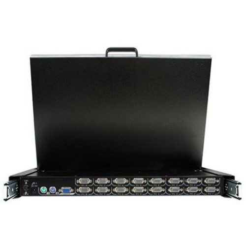 Startech .com 1U 19″ Rackmount LCD Rack Console w/ 16 Port KVMControl up to 16 servers or KVM switches with this 1U rack-mountable LCD co… RACKCONS1916
