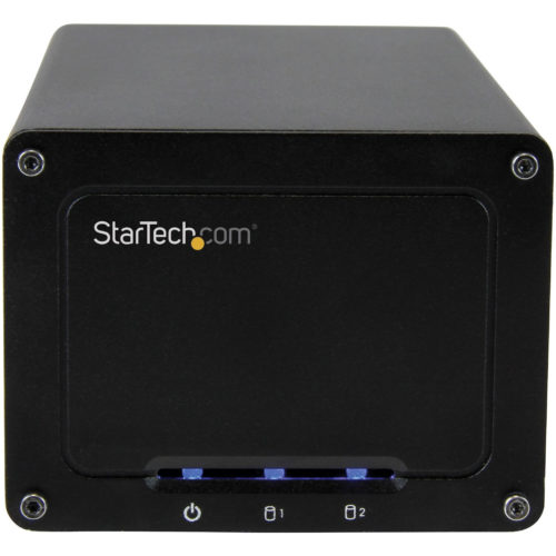 Startech .com USB 3.1 (10Gbps) External Enclosure for Dual 2.5″ SATA DrivesRAIDUASPCompatible with USB 3.0 and 2.0 SystemsTurn two… S252BU313R