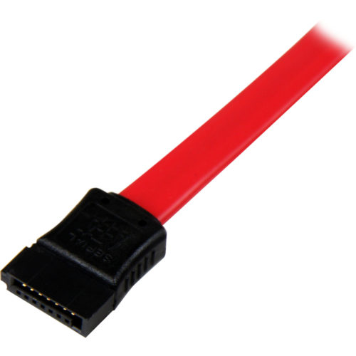Startech .com 18in SATA to Left Side Angle SATA Serial ATA CableMake a left side-angled connection to your SATA drive, for installation in… SATA18LSA1