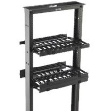 Eaton B-Line Rack-Mounted Double Sided Horizontal Manager W/ Cover, 19″ Width, 2U, Flat BlackCable ManagerFlat Black2U Rack Height19″… SB87019D2FB